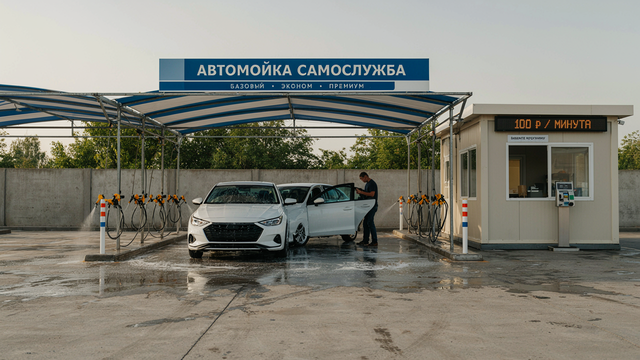 Как устроена автомобильная мойка самообслуживания: принцип работы, ключевые узлы и где купить оборудование в Брянске